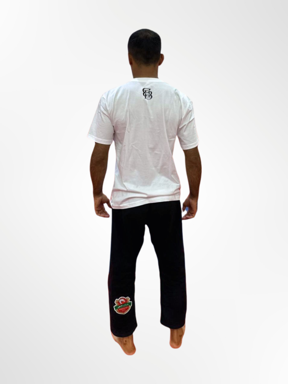 Jiu-jitsu t-shirt-white and black